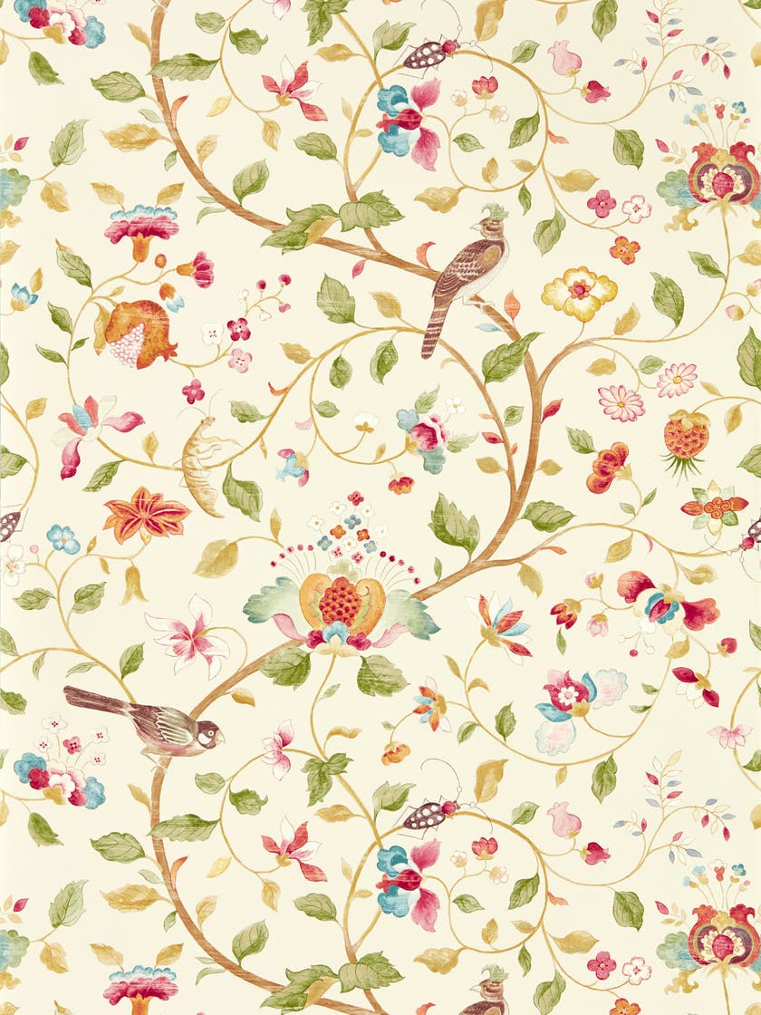 Sanderson - Aril`s Garden Olive/Mulbe Arboretum Wallpapers